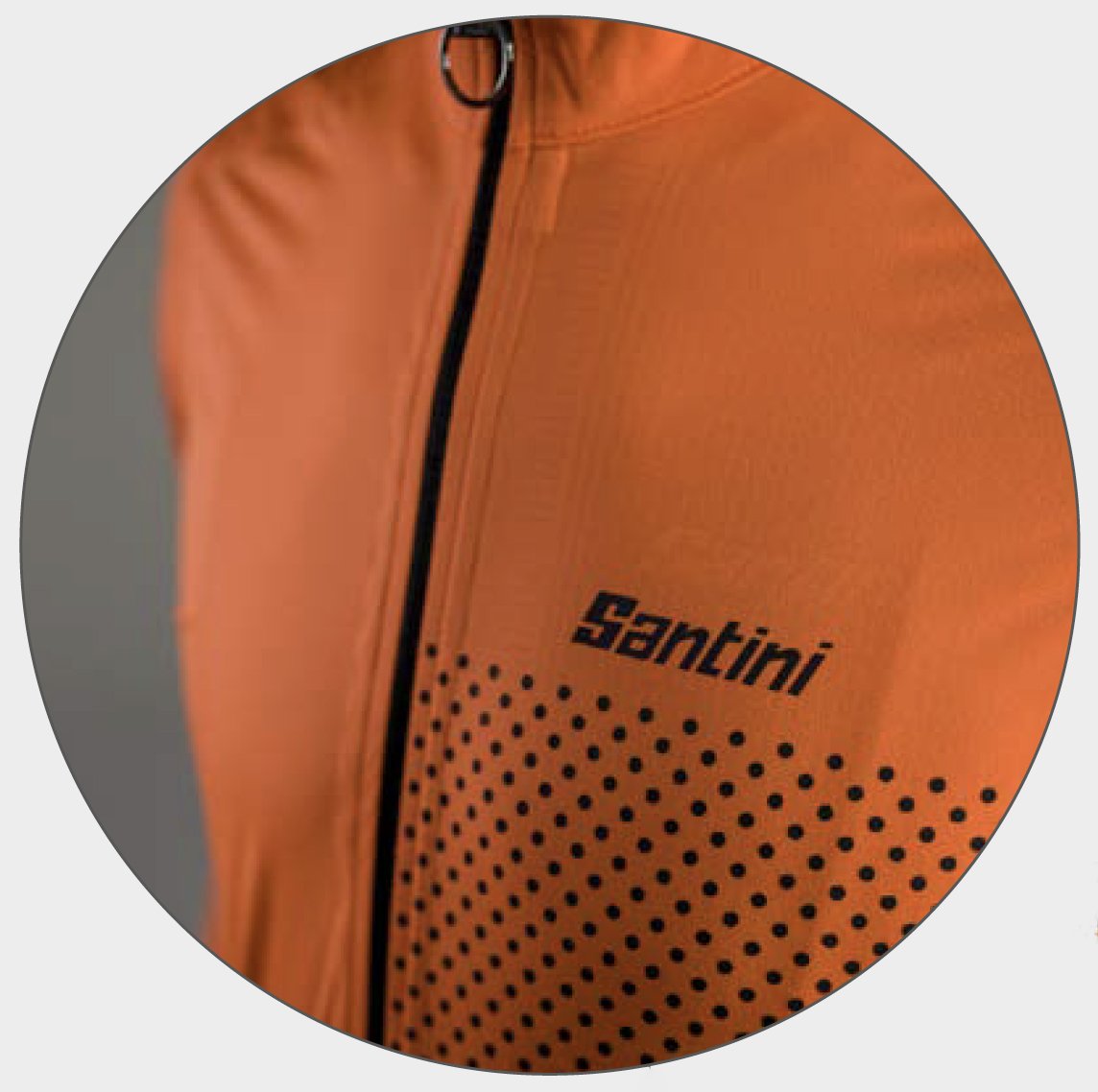 Santini Guard Nimbus Rain Jacket - Flashy Orange - Cyclop.in