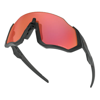 Oakley Flight Jacket Matte Black - Prizm Trail Torch - Cyclop.in