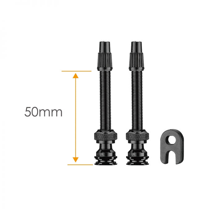 Ciclovation Light-Weight Tubeless Valve Stem - Black - Cyclop.in