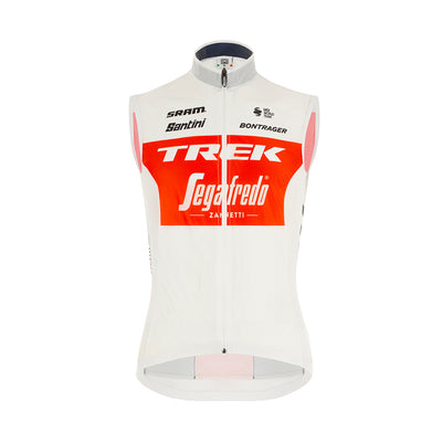 Santini Trek-Segafredo - Wind Vest (Red) - Cyclop.in