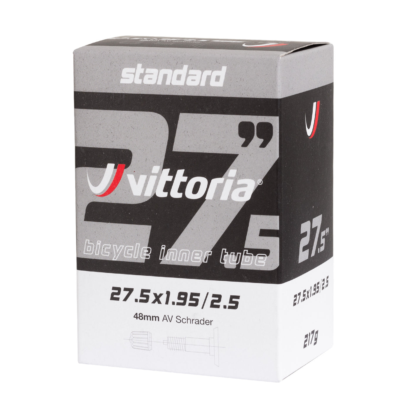 Vittoria Standard 27.5X1.95/2.50 Schrader 48mm Tube - Cyclop.in