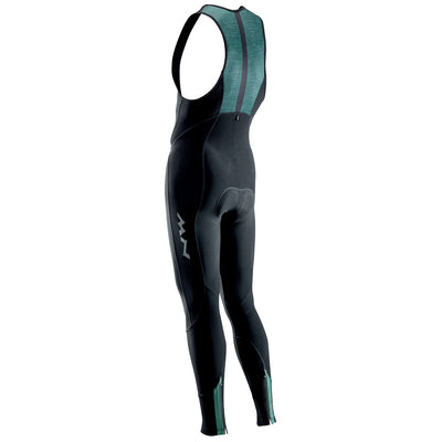 Northwave Active Colorway Bibtight MS - Black/Green - Cyclop.in