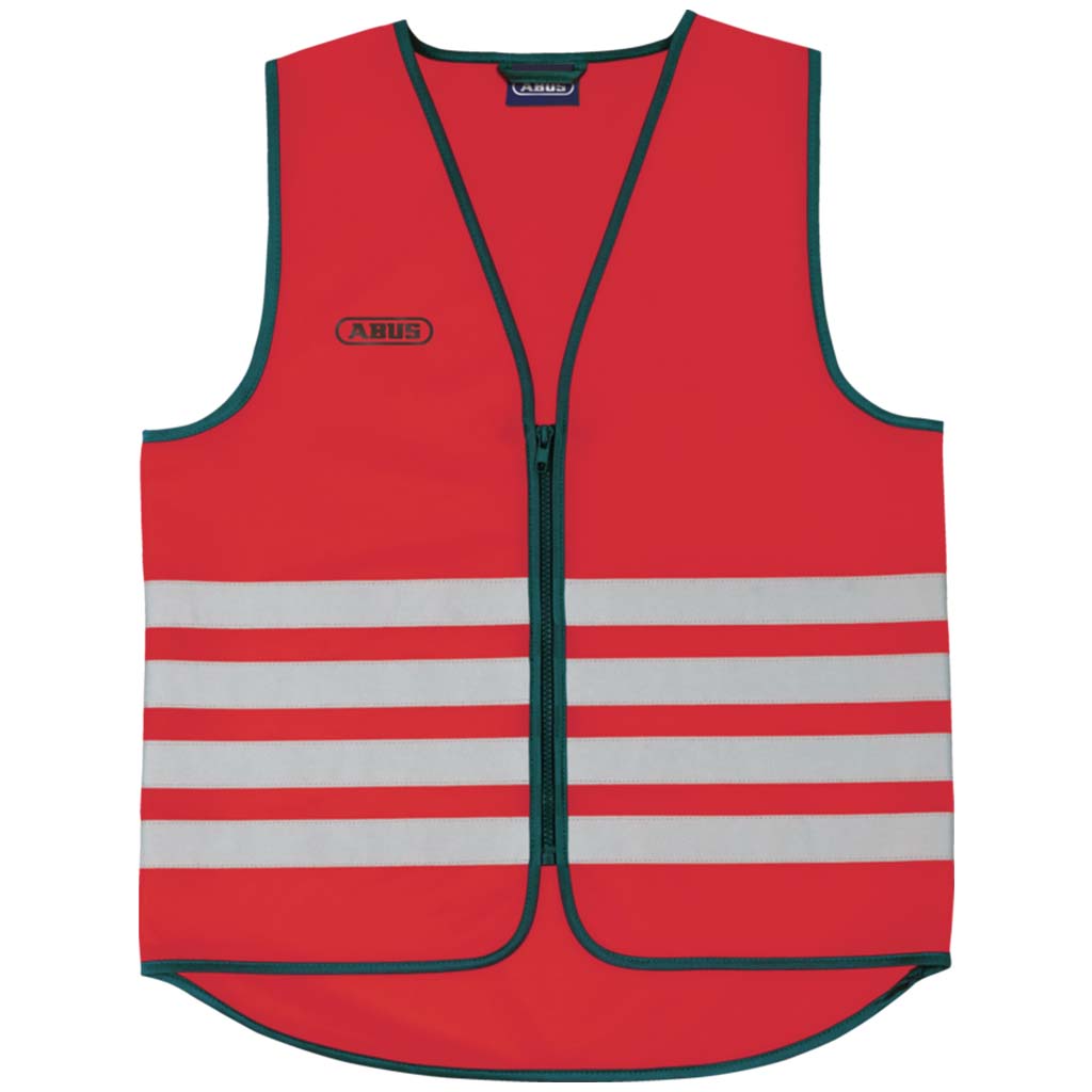 Abus Lumino Reflective Day Vest - Red - Cyclop.in