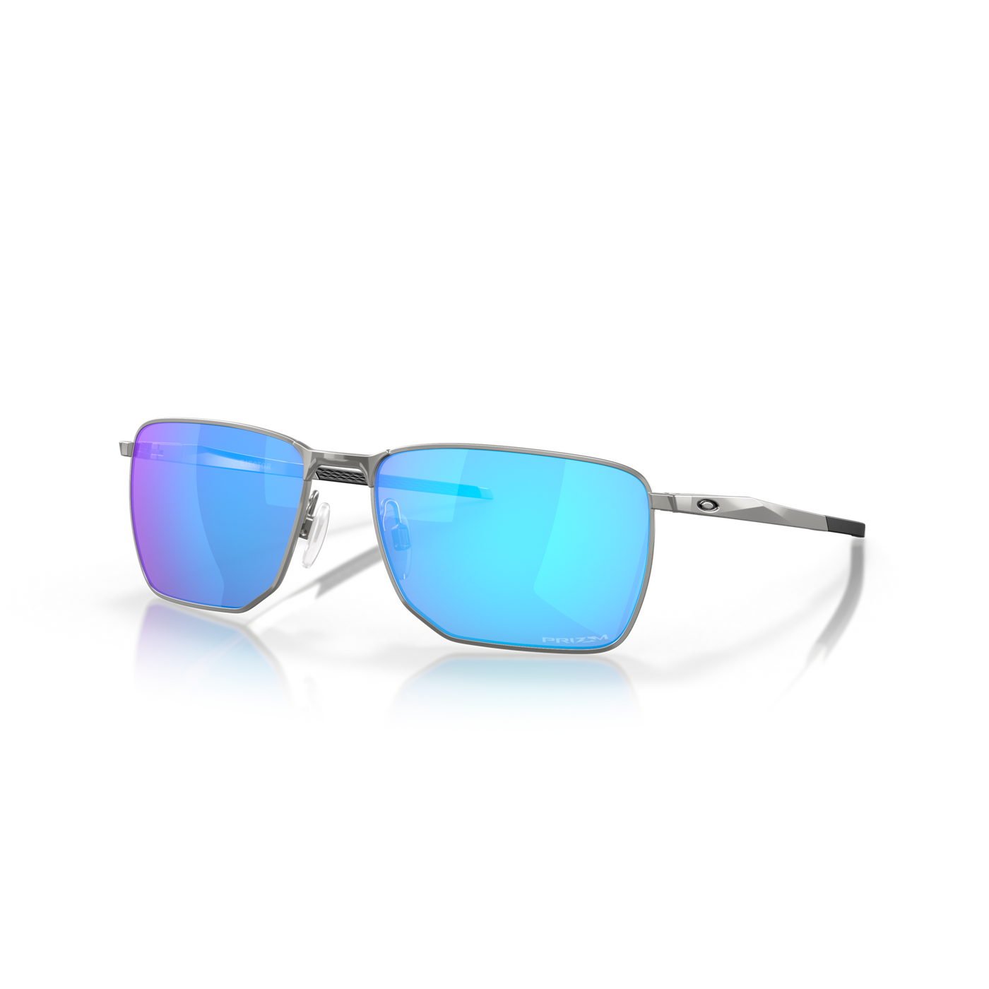 Oakley Ejector Prizm Sapphire Lenses Satin Chrome Frame - Cyclop.in