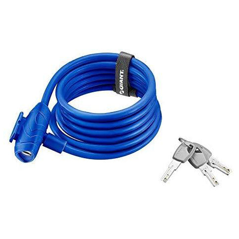 Giant Giant Flex Key Cable Lock Blue - Cyclop.in