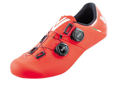 Vittoria Road Cycling Shoes Carbon Sole Stelvio Red - Cyclop.in