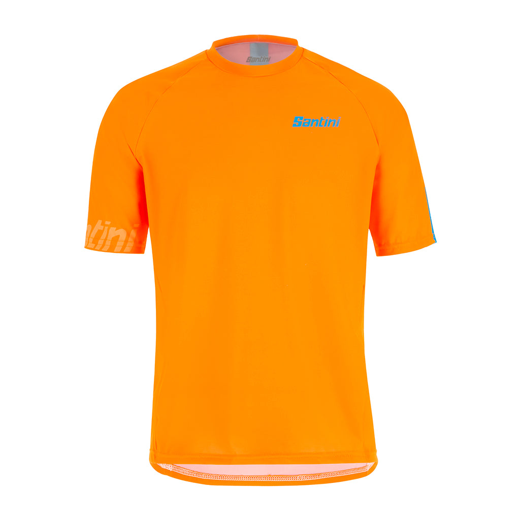 Santini Sasso MTB Jersey (Flashy Orange) - Cyclop.in