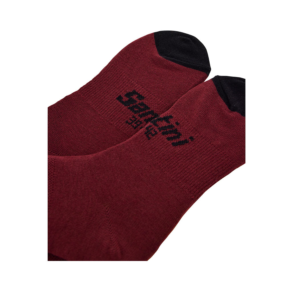Santini Riga Socks - Red - Cyclop.in