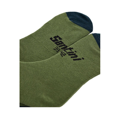 Santini Riga Socks - Military Green - Cyclop.in
