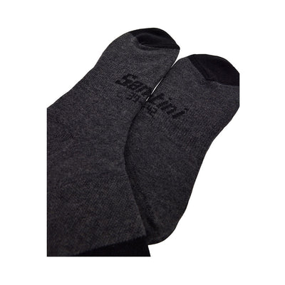 Santini Riga Socks - Titanium - Cyclop.in