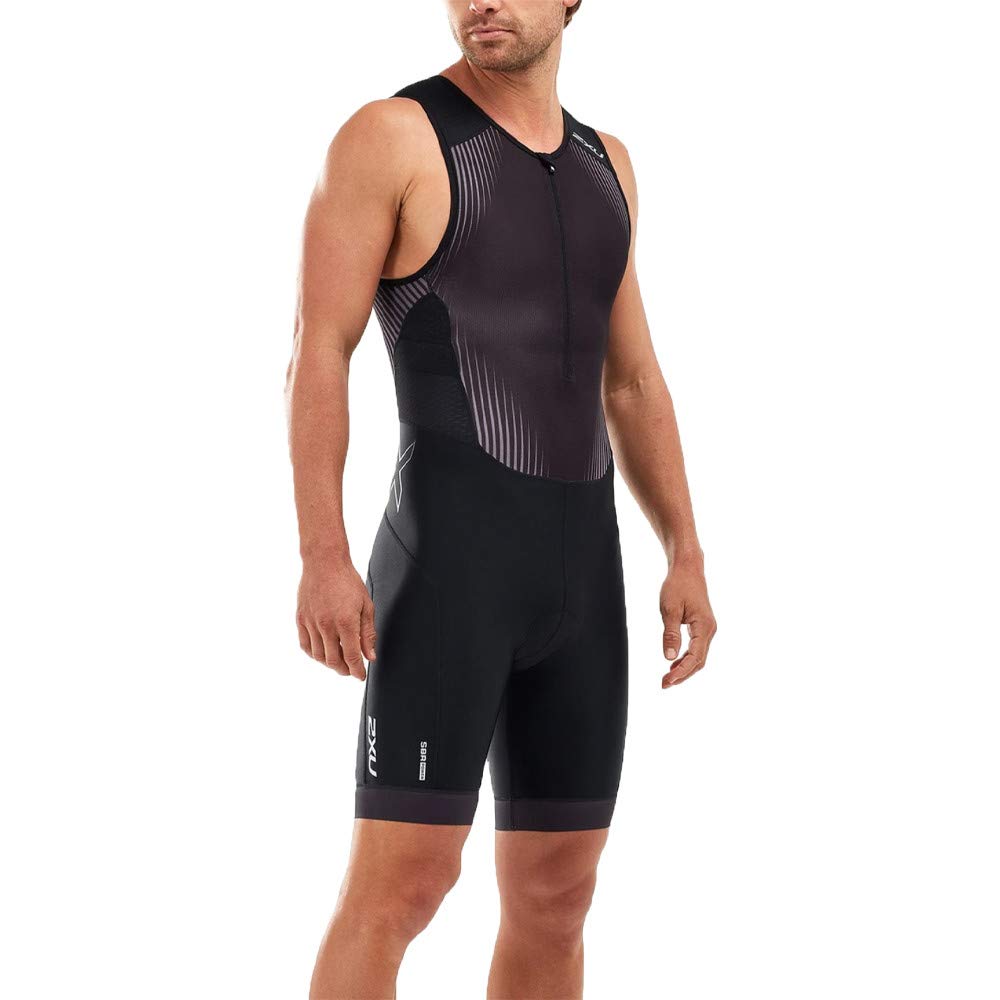 2XU Perform Front Zip Trisuit - Black/Black - Cyclop.in