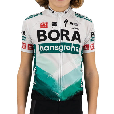 Sportful Bora-Hansgrohe Kids Short Sleeve Cycling Jersey - Cyclop.in