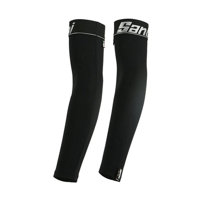 Santini Nuhot Arm Warmers (Black) - Cyclop.in