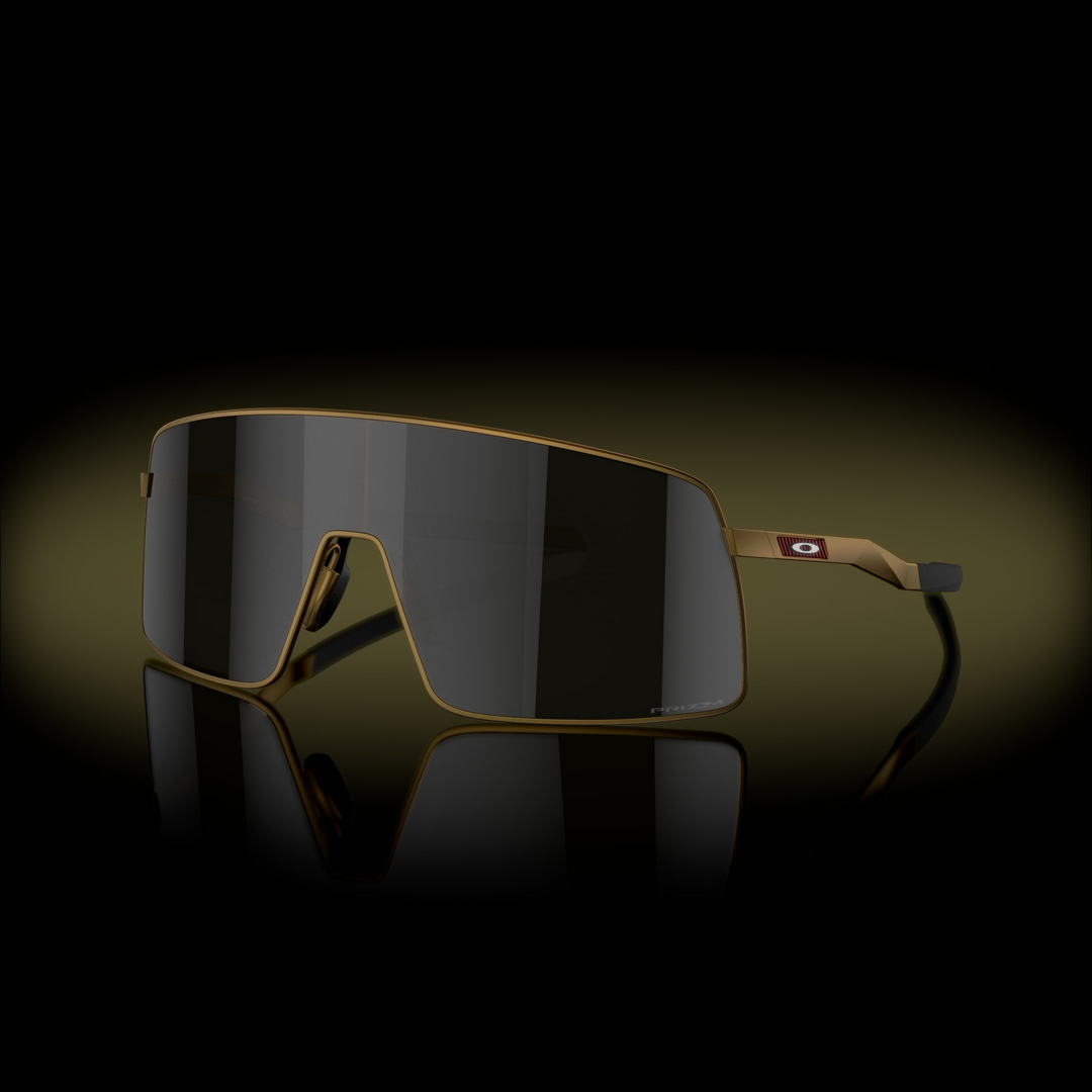 Buy Oakley Sutro TI Prizm Black Lenses Matte Gold Frame | Cyclop.in
