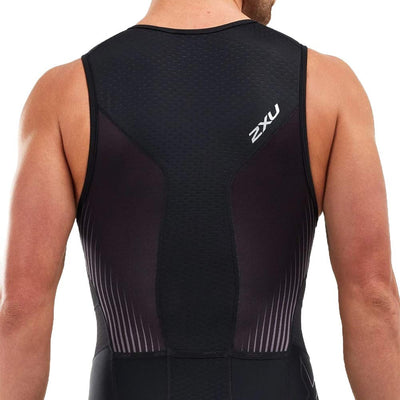 2XU Perform Front Zip Trisuit - Black/Black - Cyclop.in