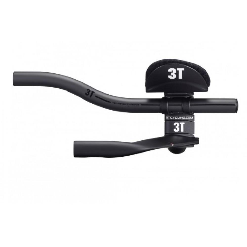 3T Time Trail Alloy Base Bar With Clipon S-Bend Extension Alloy