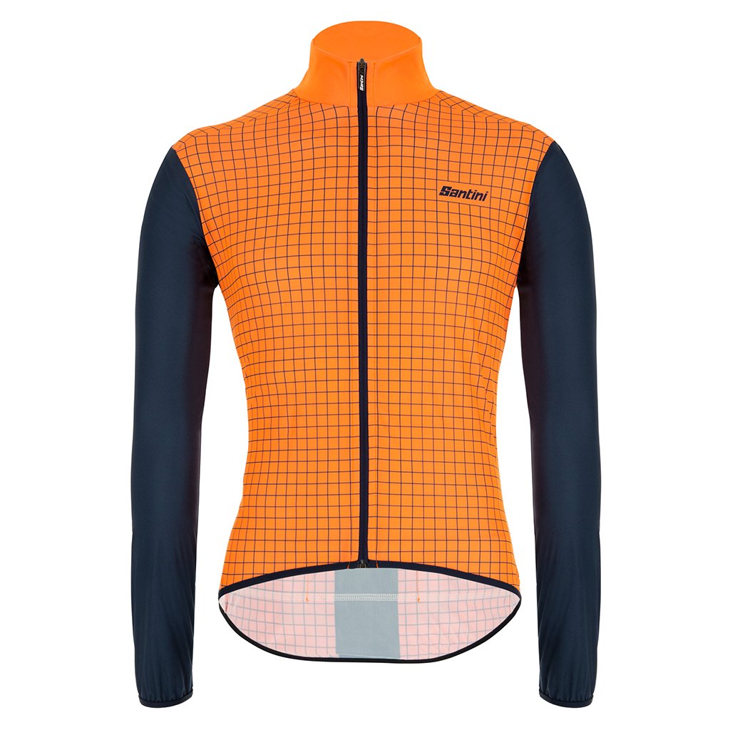 Santini Nebula Jacket (Flashy Orange) - Cyclop.in