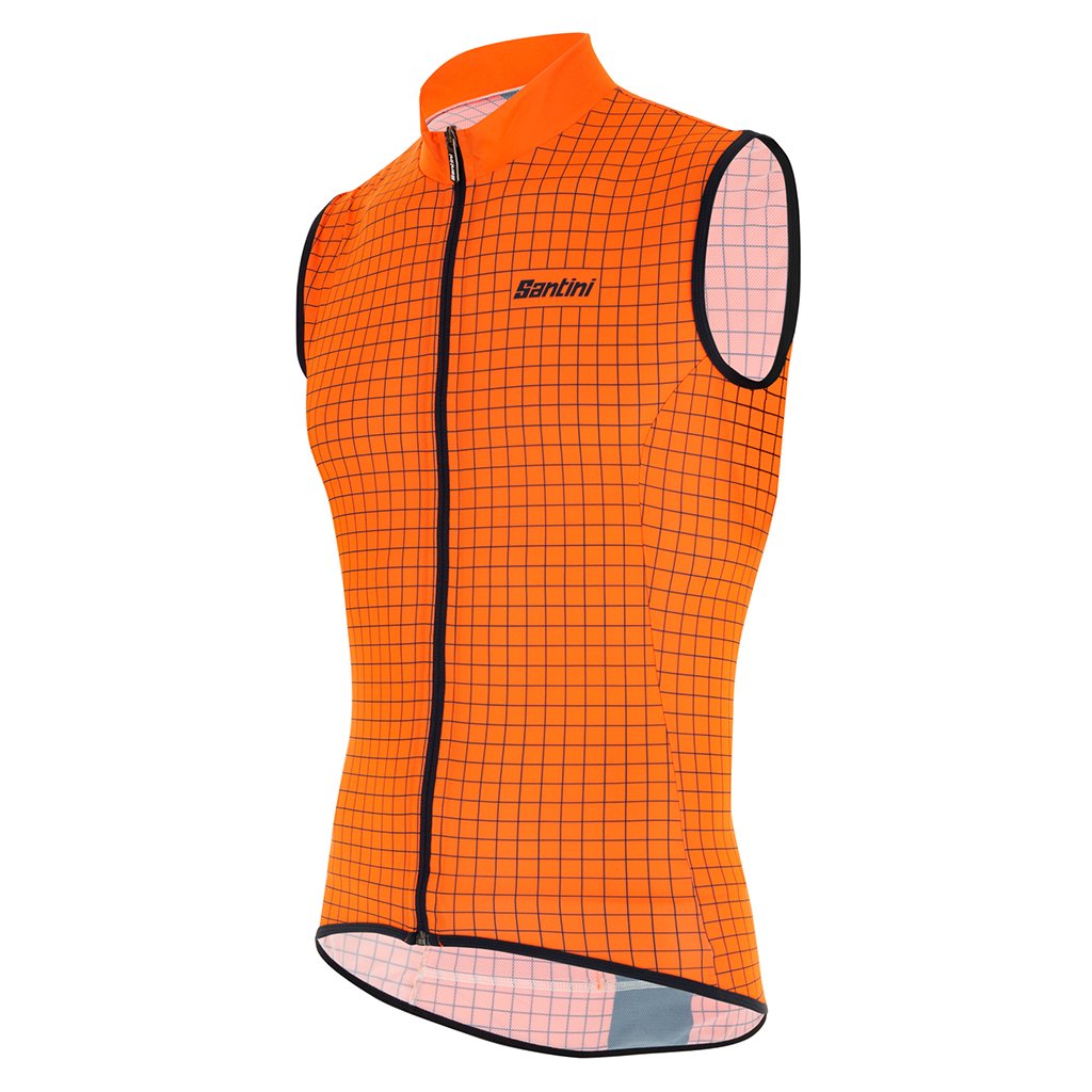 Santini Nebula Vest (Flashy Orange) - Cyclop.in