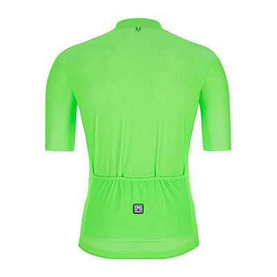 Santini Colore Jersey (Fluo Green) - Cyclop.in