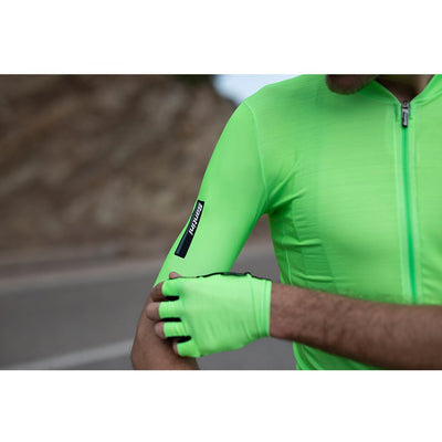 Santini Colore Jersey (Fluo Green) - Cyclop.in