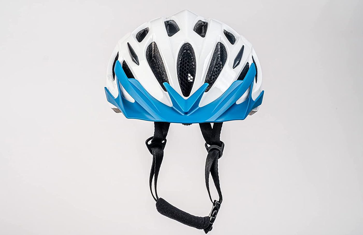 Merida Charger KJ201 Cycle Helmet | White & Blue - Cyclop.in