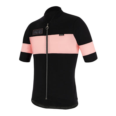 Santini Gazza Jersey - Black - Cyclop.in