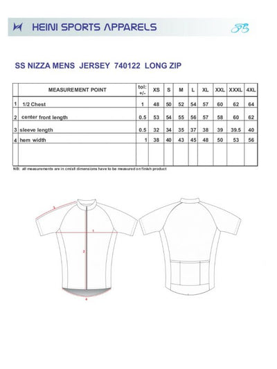 Heini NIZZA 379 Mens Short Sleeve Cycling Jersey - Cyclop.in