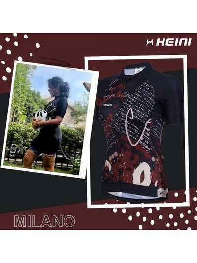 Heini MILANO 389 Womens Short Sleeve Cycling Jersey - Cyclop.in