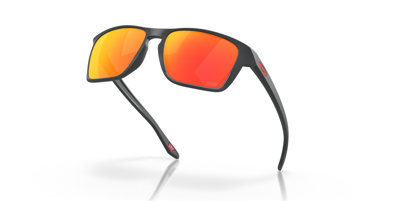 Oakley Sylas Marc Marquez Prizm Ruby Lenses - Matte Carbon Frame - Cyclop.in