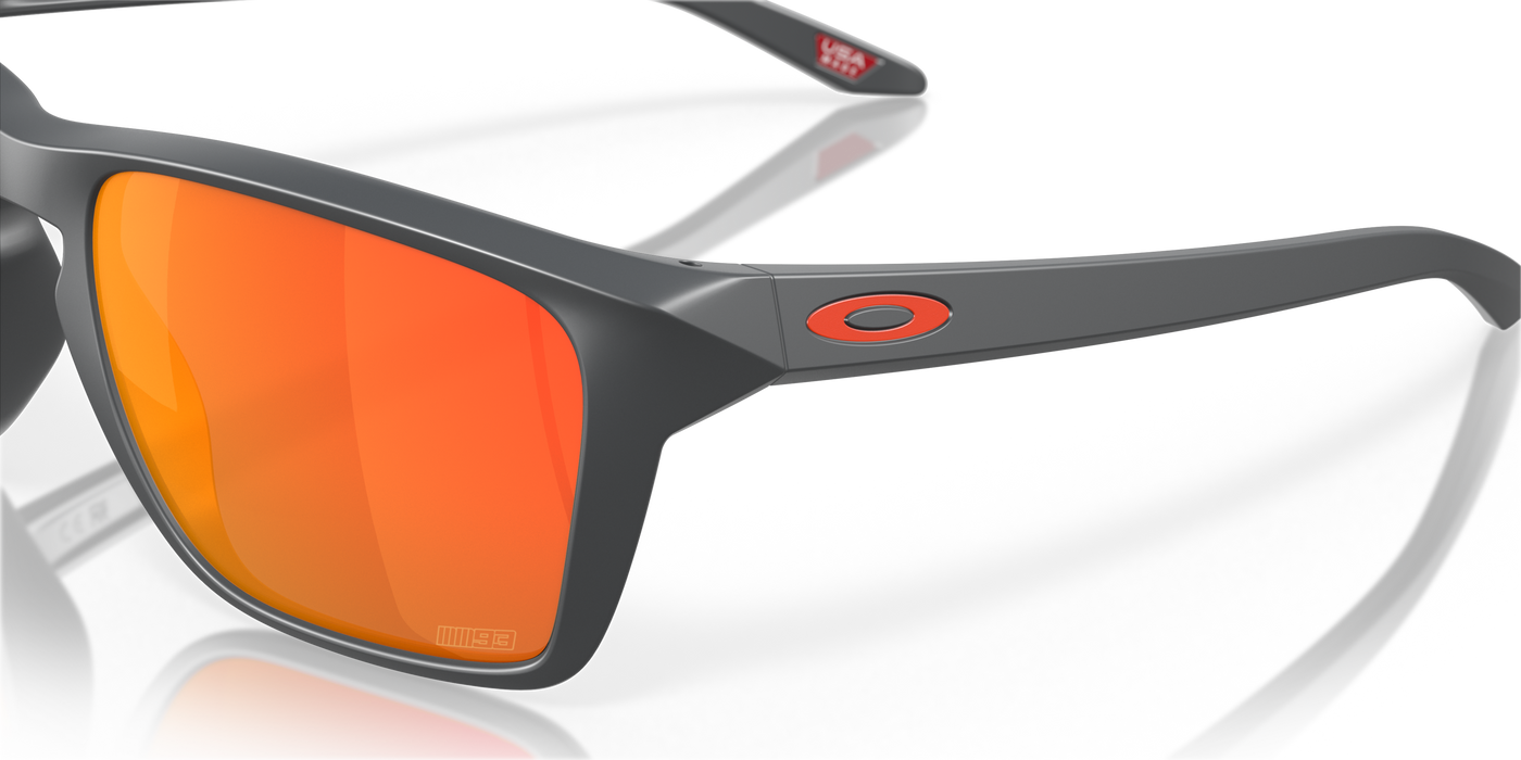 Oakley Sylas Marc Marquez Prizm Ruby Lenses - Matte Carbon Frame - Cyclop.in