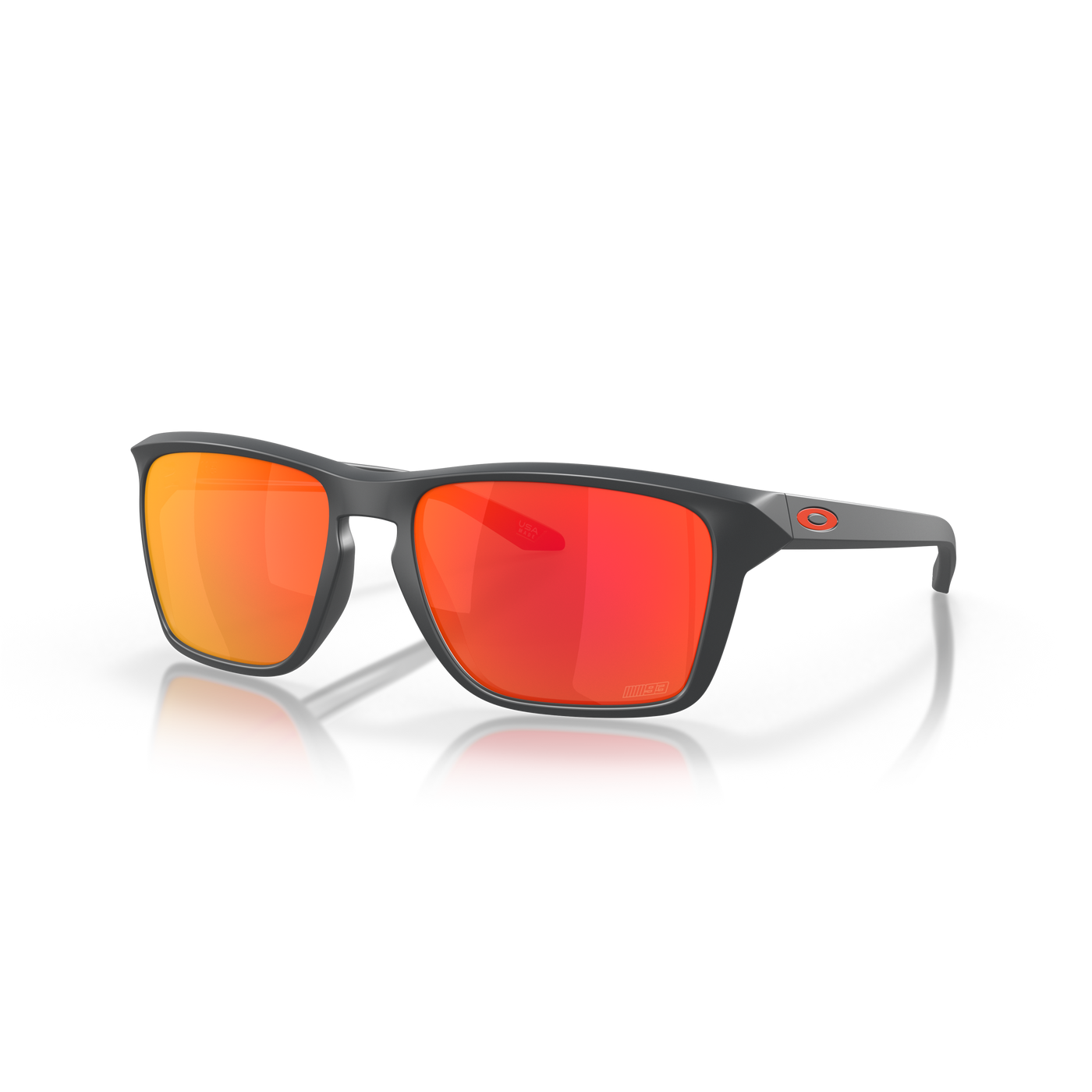 Oakley Sylas Marc Marquez Prizm Ruby Lenses - Matte Carbon Frame - Cyclop.in