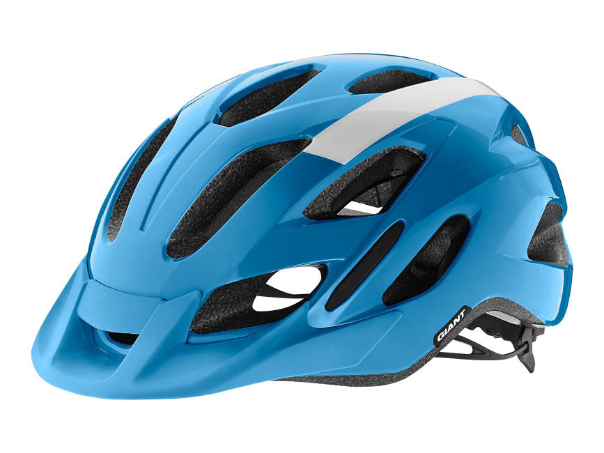 Giant Compel Cycle Helmet |Gloss Blue/White - Cyclop.in
