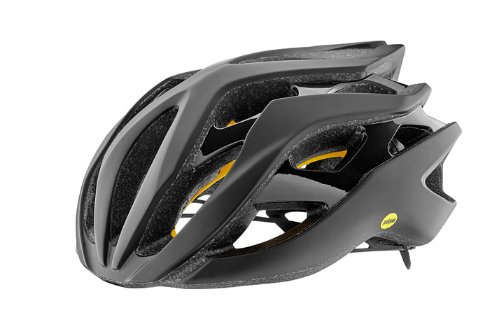 Giant Rev MIPs Cycle Helmet Matte Black Gloss Black Cyclop.in
