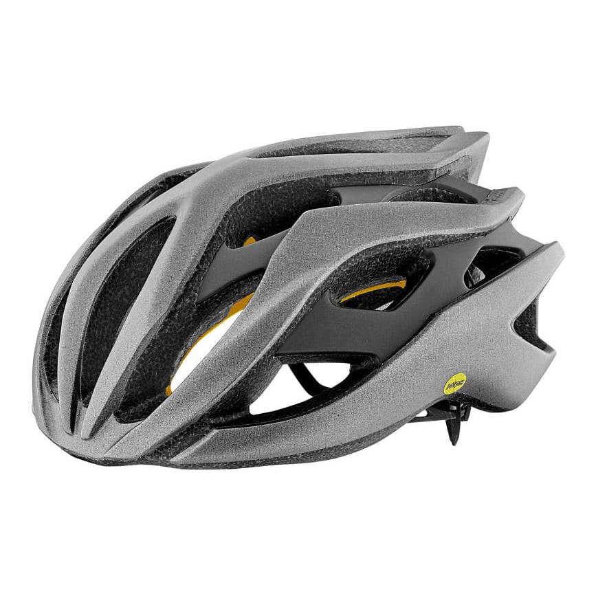 Giant Rev Matte Helmet - Metallic Silver/Black - Cyclop.in