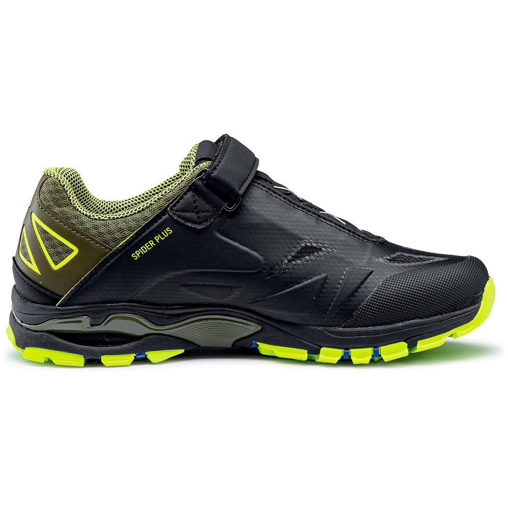 Northwave Spider Plus 2 MTB-AM Shoes - Black/Yellow Fluo - Cyclop.in