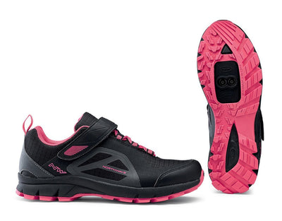 Northwave Women Escape Evo Shoes Black/Fuchsia - Cyclop.in