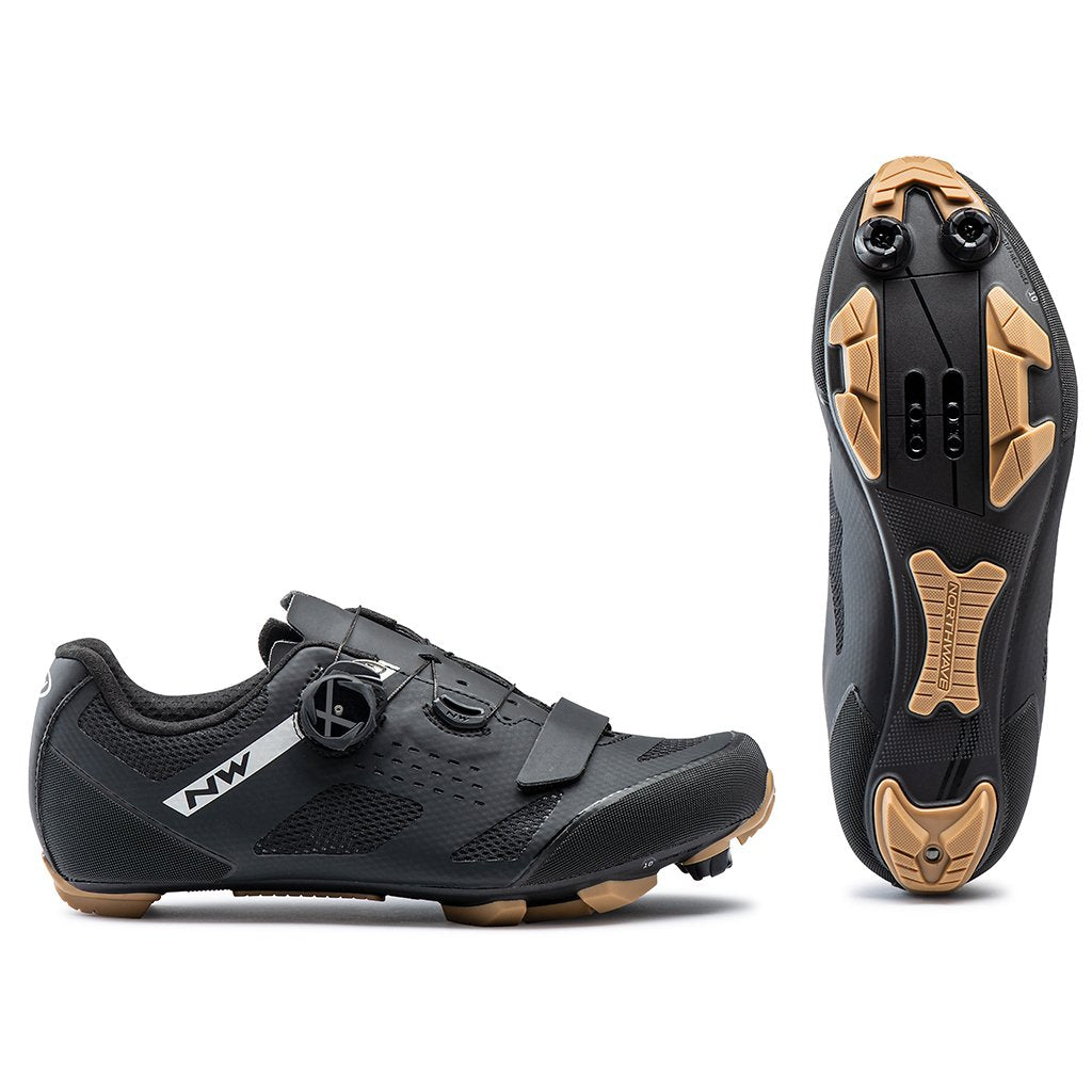 Northwave Razer Shoes - Black/Honey - Cyclop.in