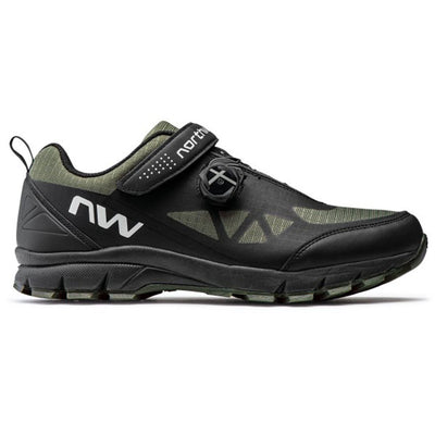 Northwave Corsair Shoes - Black/Forest Green - Cyclop.in