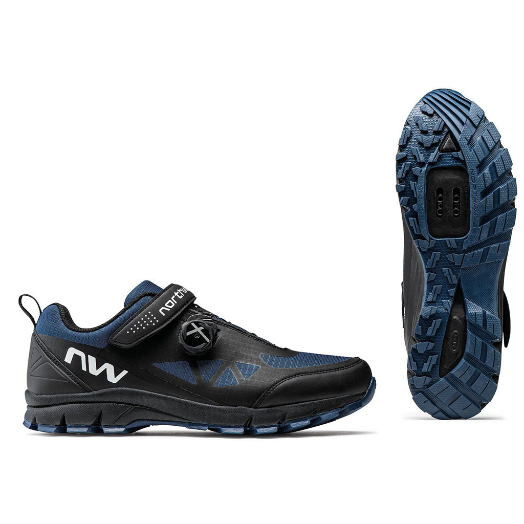 Northwave Corsair Shoes - Black/Deep Blue - Cyclop.in