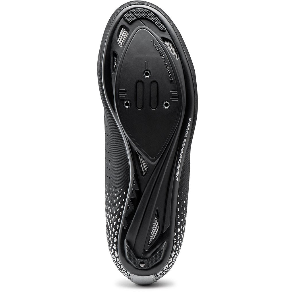 Northwave Core Plus 2 Road Shoes Black/Silver - Cyclop.in