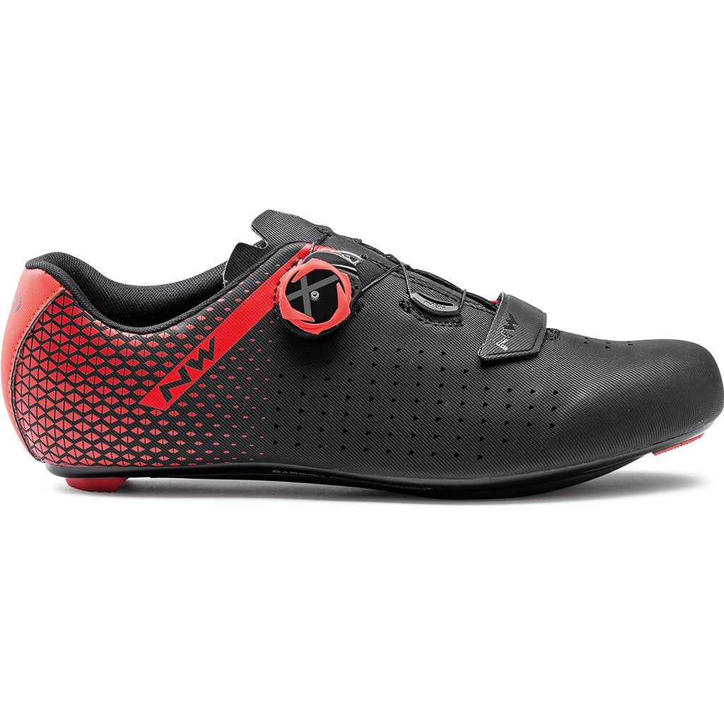 Northwave Core Plus 2 Shoes Black/Red - Cyclop.in