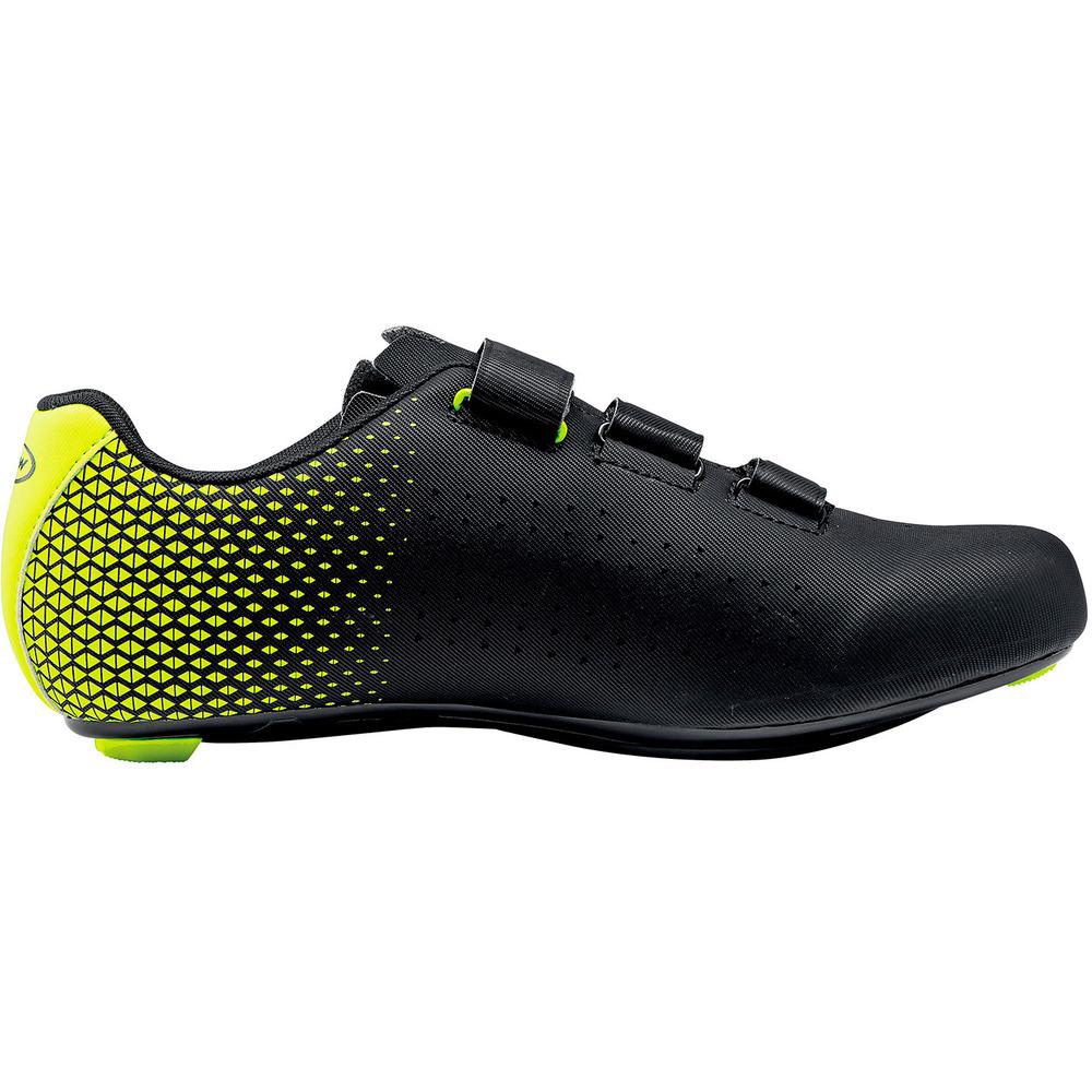 Buy Northwave Core 2 Road Shoes - Black/Yellow Fluo Online in
