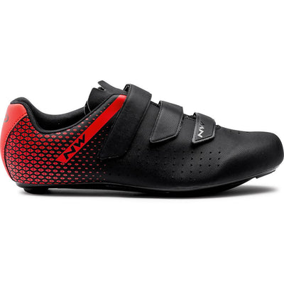 Northwave Core 2 Road Shoes - Black/Red - Cyclop.in