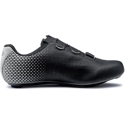 Northwave Core Plus 2 Wide Shoes - Black/Silver - Cyclop.in