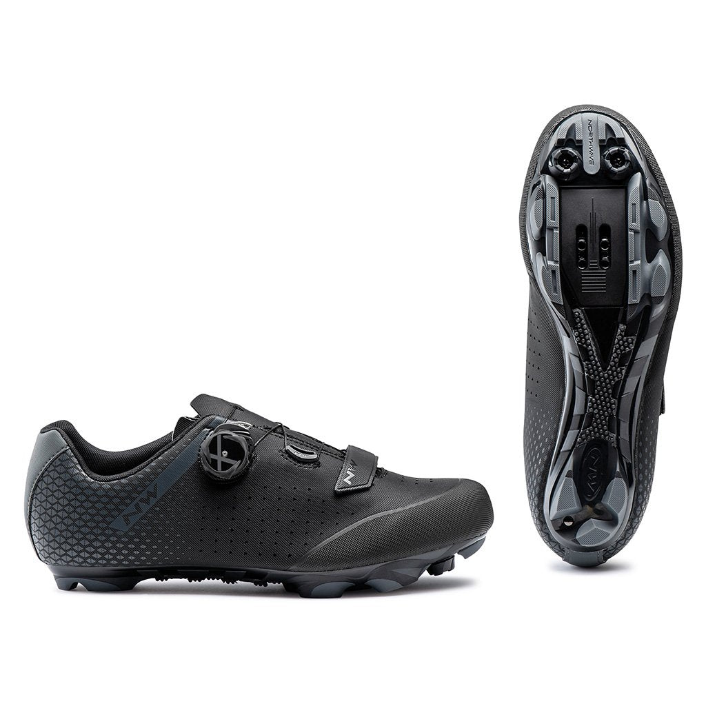 Northwave Origin Plus 2 Shoes - Black/Anthra - Cyclop.in