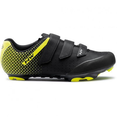 Northwave Origin 2 Shoes - Black/Yellow Fluo - Cyclop.in