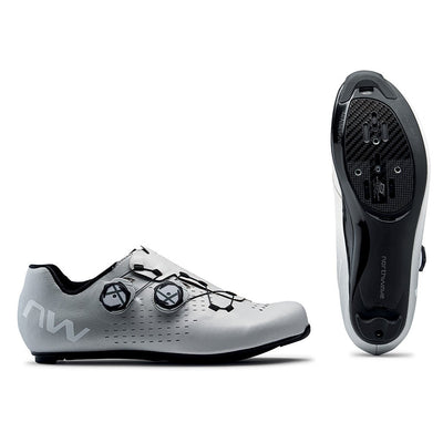 Northwave Extreme GT 3 Reflective Shoes - White/Silver - Cyclop.in