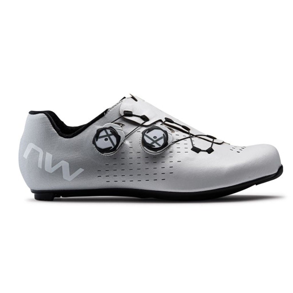 Northwave Extreme GT 3 Reflective Shoes - White/Silver - Cyclop.in