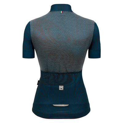 Santini Womens Delta Vortex Jersey - Teal - Cyclop.in