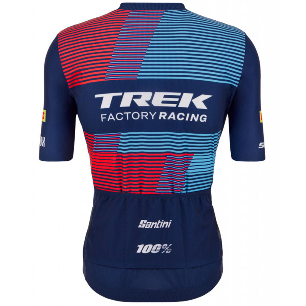 Santini Trek Factory Racing XC Jersey - Navy Blue - Cyclop.in